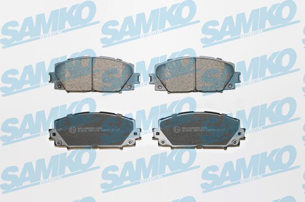 Samko 5SP1333 - Kit de plaquettes de frein, frein à disque cwaw.fr