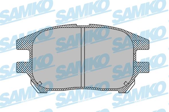 Samko 5SP1332 - Kit de plaquettes de frein, frein à disque cwaw.fr