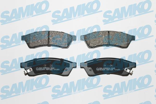 Samko 5SP1320 - Kit de plaquettes de frein, frein à disque cwaw.fr