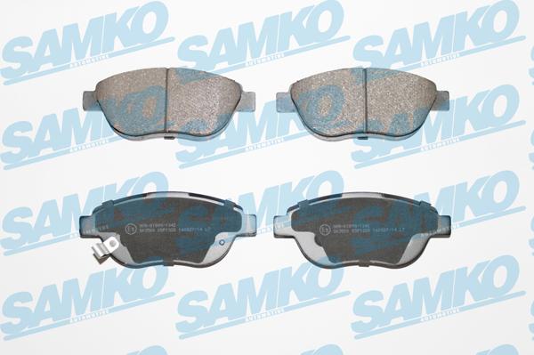 Samko 5SP1328 - Kit de plaquettes de frein, frein à disque cwaw.fr