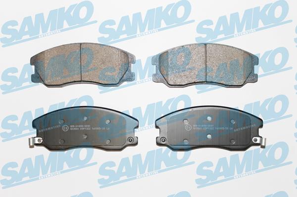 Samko 5SP1322 - Kit de plaquettes de frein, frein à disque cwaw.fr