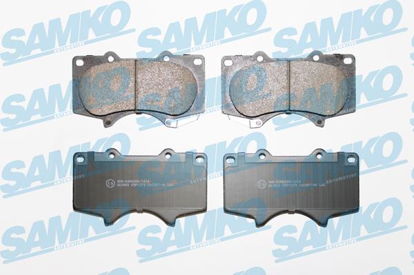 Samko 5SP1379 - Kit de plaquettes de frein, frein à disque cwaw.fr