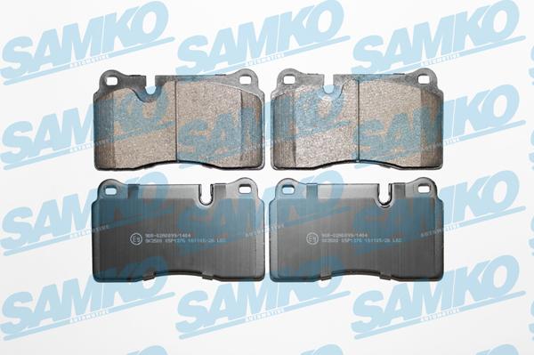 Samko 5SP1376 - Kit de plaquettes de frein, frein à disque cwaw.fr