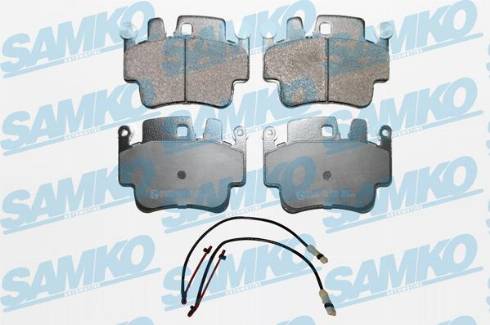 Samko 5SP1371A - Kit de plaquettes de frein, frein à disque cwaw.fr