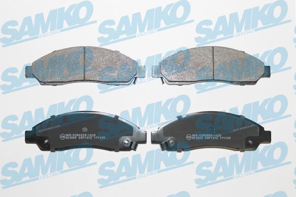 Samko 5SP1372 - Kit de plaquettes de frein, frein à disque cwaw.fr