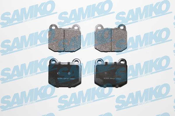 Samko 5SP137 - Kit de plaquettes de frein, frein à disque cwaw.fr