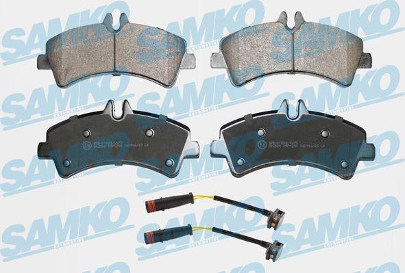 Samko 5SP1294A - Kit de plaquettes de frein, frein à disque cwaw.fr