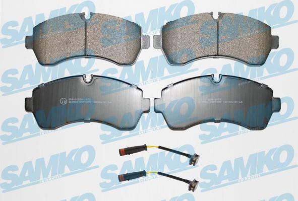 Samko 5SP1295A - Kit de plaquettes de frein, frein à disque cwaw.fr