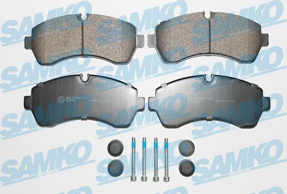 Samko 5SP1295K - Kit de plaquettes de frein, frein à disque cwaw.fr