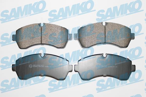 Samko 5SP1295 - Kit de plaquettes de frein, frein à disque cwaw.fr