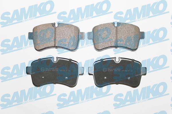 Samko 5SP1296 - Kit de plaquettes de frein, frein à disque cwaw.fr