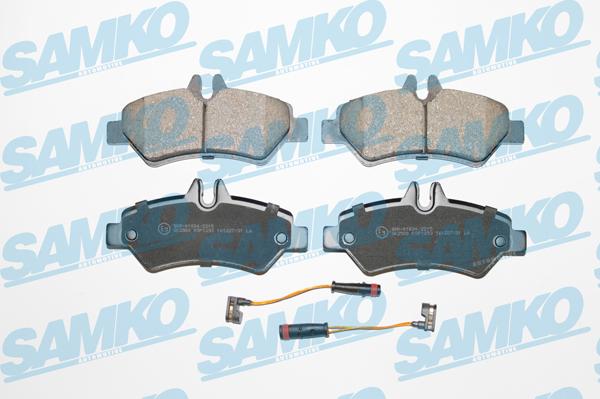 Samko 5SP1293 - Kit de plaquettes de frein, frein à disque cwaw.fr