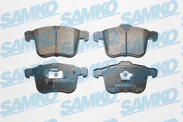 Samko 5SP1244 - Kit de plaquettes de frein, frein à disque cwaw.fr