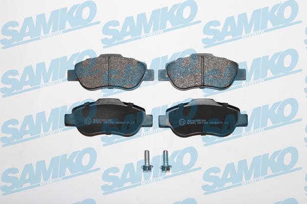 Samko 5SP1240 - Kit de plaquettes de frein, frein à disque cwaw.fr