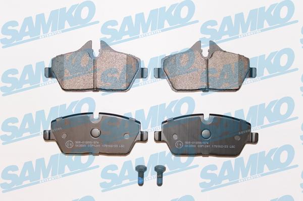 Samko 5SP1241 - Kit de plaquettes de frein, frein à disque cwaw.fr