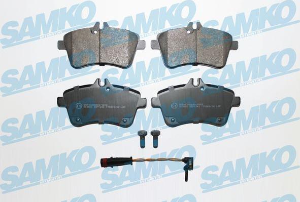 Samko 5SP1243A - Kit de plaquettes de frein, frein à disque cwaw.fr