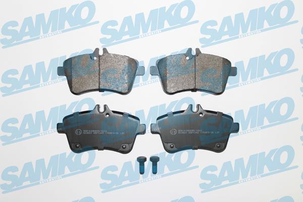 Samko 5SP1243 - Kit de plaquettes de frein, frein à disque cwaw.fr