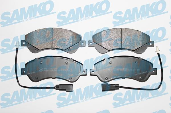 Samko 5SP1259 - Kit de plaquettes de frein, frein à disque cwaw.fr