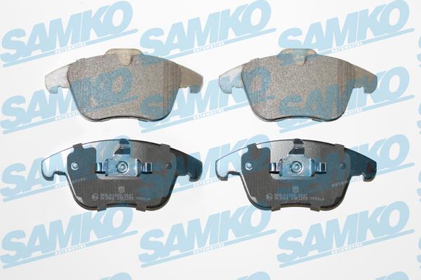 Samko 5SP1255 - Kit de plaquettes de frein, frein à disque cwaw.fr