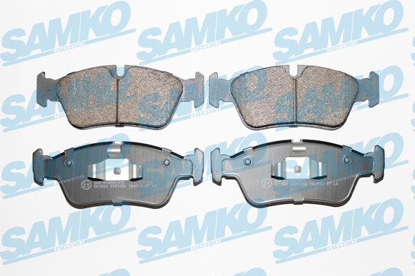 Samko 5SP1250 - Kit de plaquettes de frein, frein à disque cwaw.fr