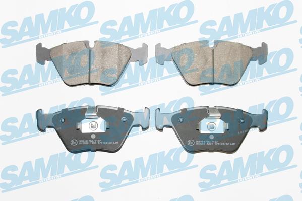 Samko 5SP1251 - Kit de plaquettes de frein, frein à disque cwaw.fr