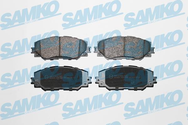 Samko 5SP1258 - Kit de plaquettes de frein, frein à disque cwaw.fr