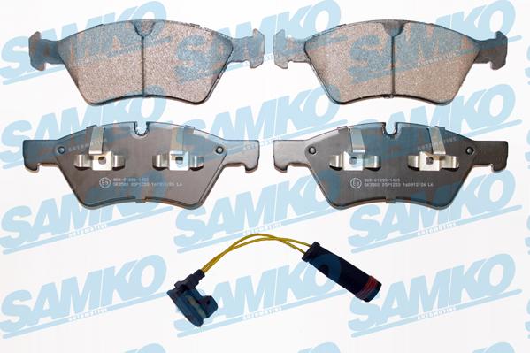 Samko 5SP1253A - Kit de plaquettes de frein, frein à disque cwaw.fr