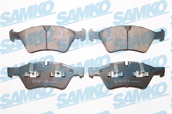 Samko 5SP1253 - Kit de plaquettes de frein, frein à disque cwaw.fr