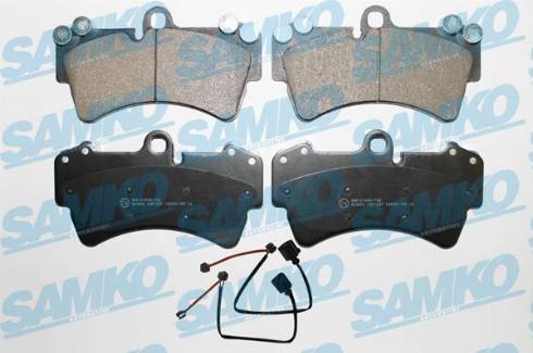 Samko 5SP1257A - Kit de plaquettes de frein, frein à disque cwaw.fr