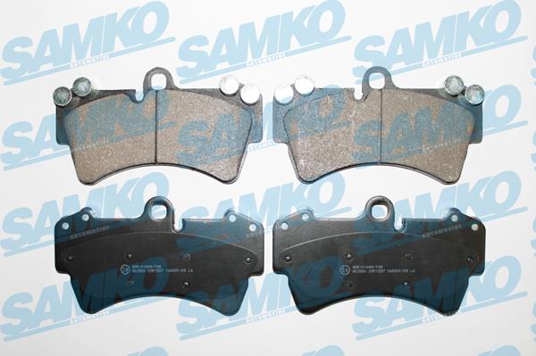 Samko 5SP1257 - Kit de plaquettes de frein, frein à disque cwaw.fr