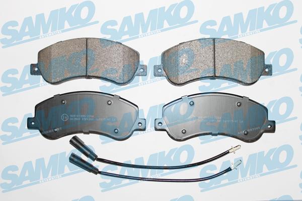 Samko 5SP1260 - Kit de plaquettes de frein, frein à disque cwaw.fr