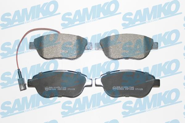 Samko 5SP1268 - Kit de plaquettes de frein, frein à disque cwaw.fr