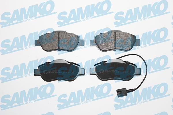 Samko 5SP1263 - Kit de plaquettes de frein, frein à disque cwaw.fr