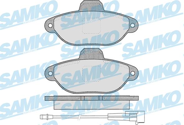 Samko 5SP1262 - Kit de plaquettes de frein, frein à disque cwaw.fr