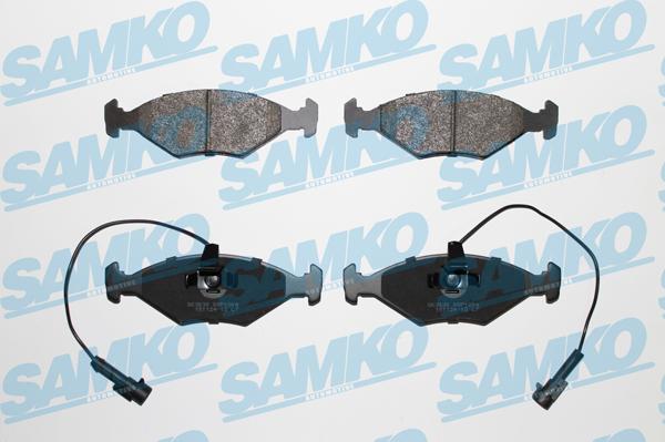 Samko 5SP1204 - Kit de plaquettes de frein, frein à disque cwaw.fr