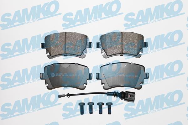 Samko 5SP1206 - Kit de plaquettes de frein, frein à disque cwaw.fr