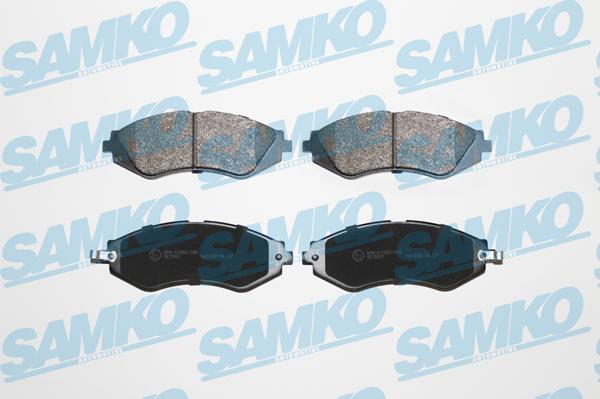 Samko 5SP1209 - Kit de plaquettes de frein, frein à disque cwaw.fr