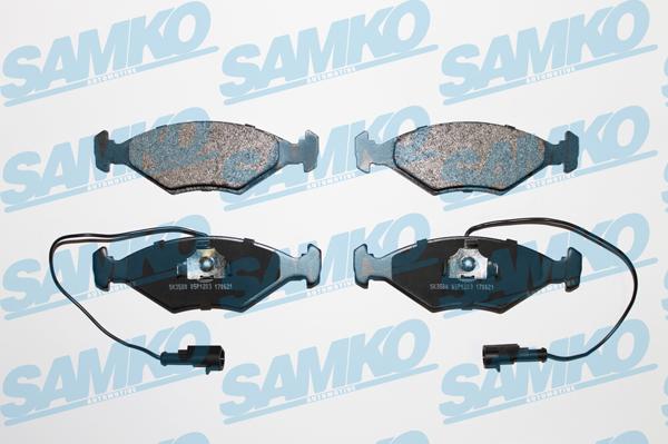 Samko 5SP1203 - Kit de plaquettes de frein, frein à disque cwaw.fr