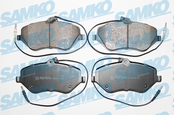 Samko 5SP1202 - Kit de plaquettes de frein, frein à disque cwaw.fr