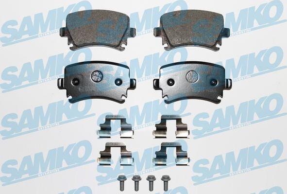 Samko 5SP1219K - Kit de plaquettes de frein, frein à disque cwaw.fr