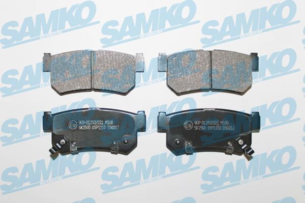 Samko 5SP1210 - Kit de plaquettes de frein, frein à disque cwaw.fr