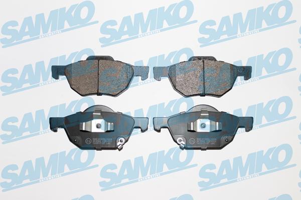 Samko 5SP1211 - Kit de plaquettes de frein, frein à disque cwaw.fr