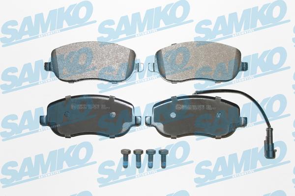 Samko 5SP1217 - Kit de plaquettes de frein, frein à disque cwaw.fr