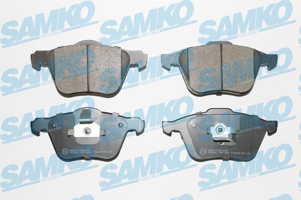 Samko 5SP1286 - Kit de plaquettes de frein, frein à disque cwaw.fr