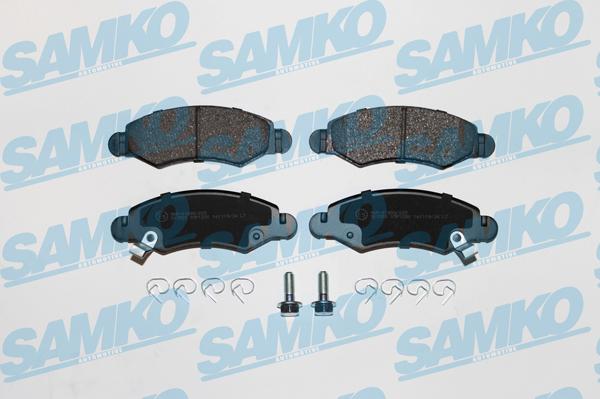 Samko 5SP1280 - Kit de plaquettes de frein, frein à disque cwaw.fr