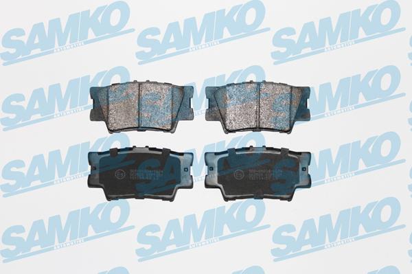 Samko 5SP1281 - Kit de plaquettes de frein, frein à disque cwaw.fr