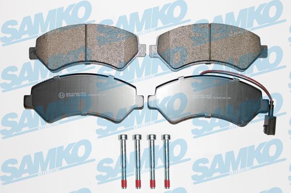 Samko 5SP1288 - Kit de plaquettes de frein, frein à disque cwaw.fr