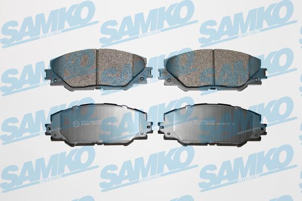 Samko 5SP1282 - Kit de plaquettes de frein, frein à disque cwaw.fr