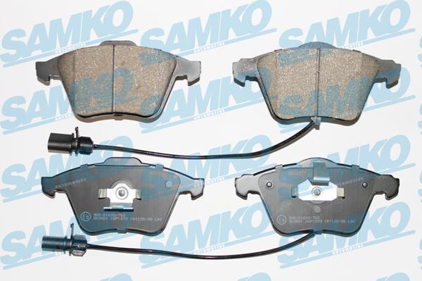 Samko 5SP1239 - Kit de plaquettes de frein, frein à disque cwaw.fr