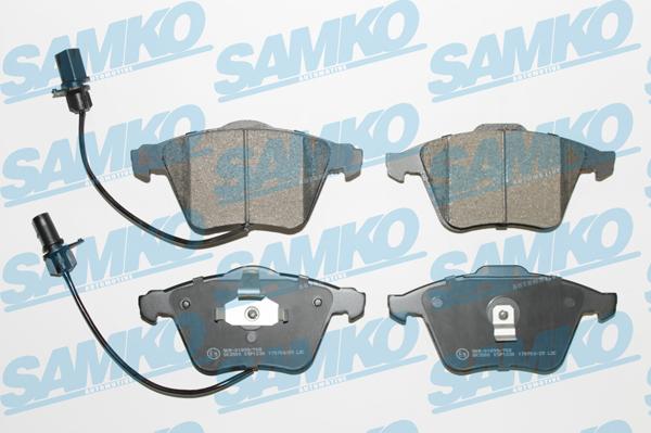 Samko 5SP1230 - Kit de plaquettes de frein, frein à disque cwaw.fr